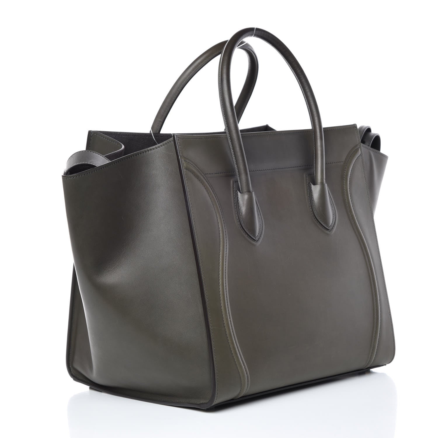 Celine Smooth Calfskin Medium Phantom Luggage Grey 3 of 18