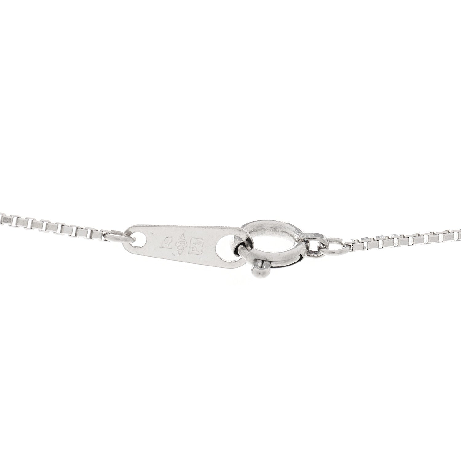 Parker & West by FASHIONPHILE Platinum Diamond 1.03ctw Graduate Triple Drop Pendant Necklace 6 of 6