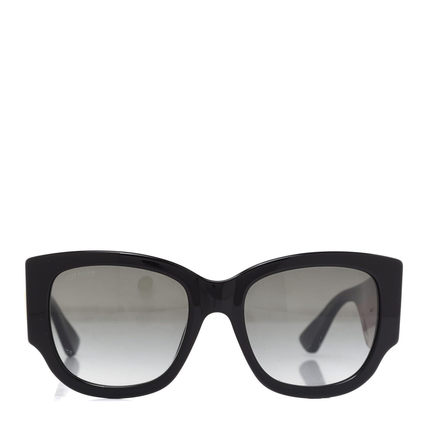 Acetate Web Oversized Frame Rectangle Sunglasses GG0276S Black Multicolor