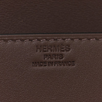 Hermes Swift Shadow Clutch 29 Moka 6 of 8