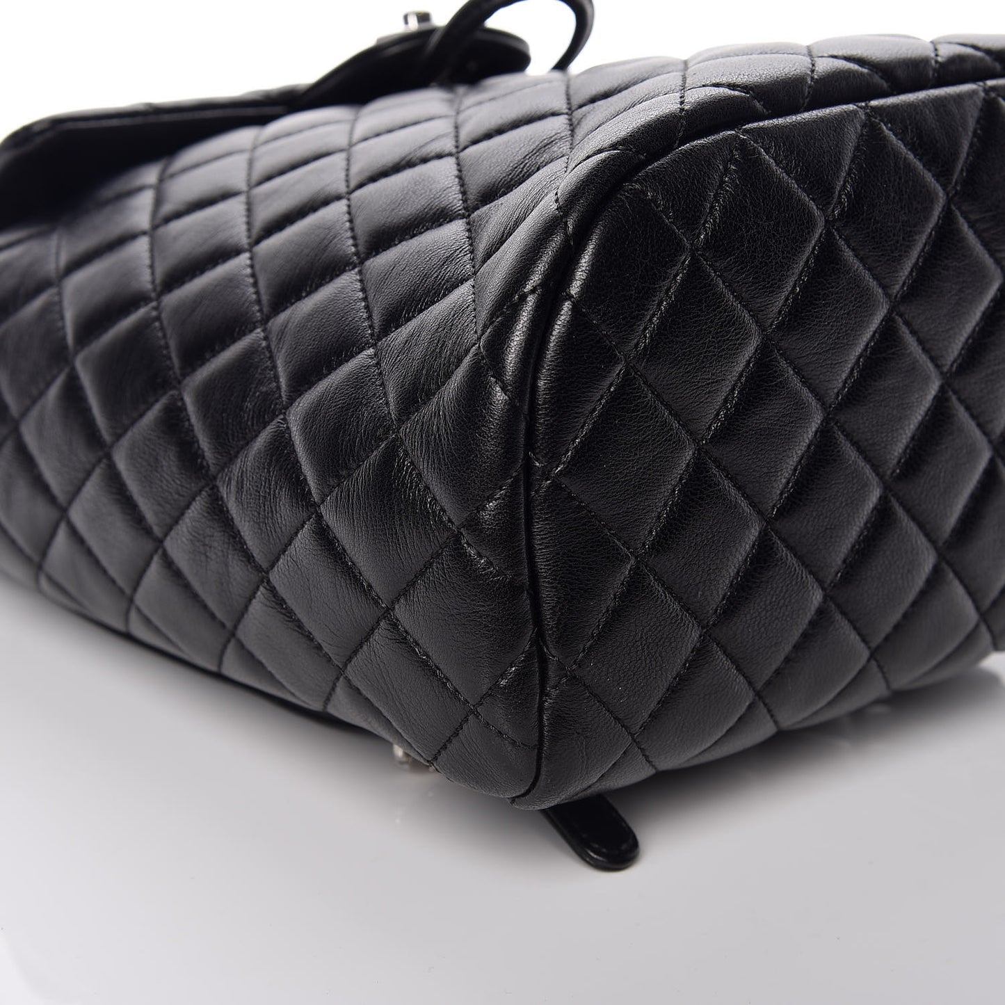 Lambskin Quilted Small Urban Spirit Backpack Black