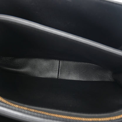 Celine Shiny Calfskin Medium Triomphe Black 5 of 11