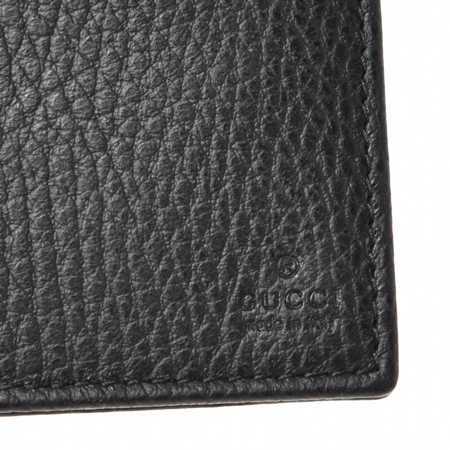 Gucci Dollar Calfskin Mini Swing Wallet Bag Black 7 of 8