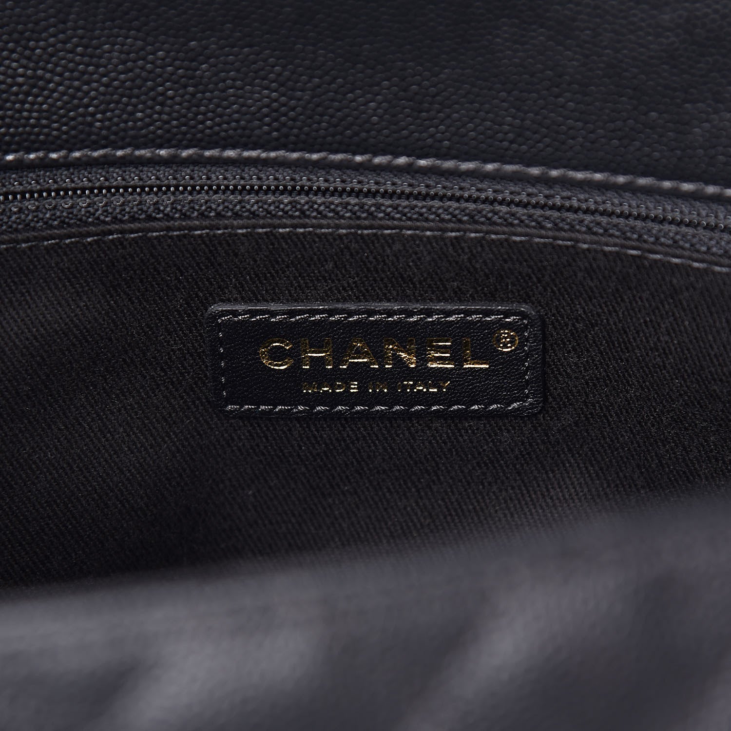 Chanel Caviar Lizard Quilted Medium Coco Handle Flap Black 6 of 11