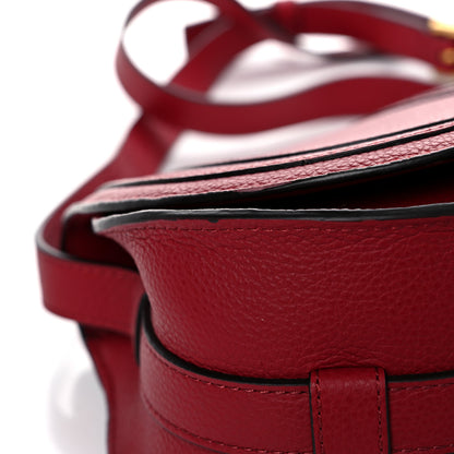 Chloe Calfskin Mini Marcie Round Crossbody Bag Red 8 of 12