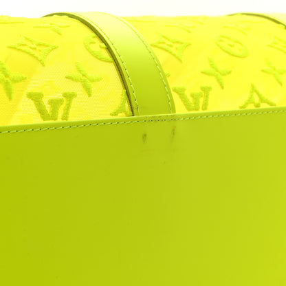 Louis Vuitton Monogram Fluo See Through Keepall Bandouliere 50 Yellow 10 of 10