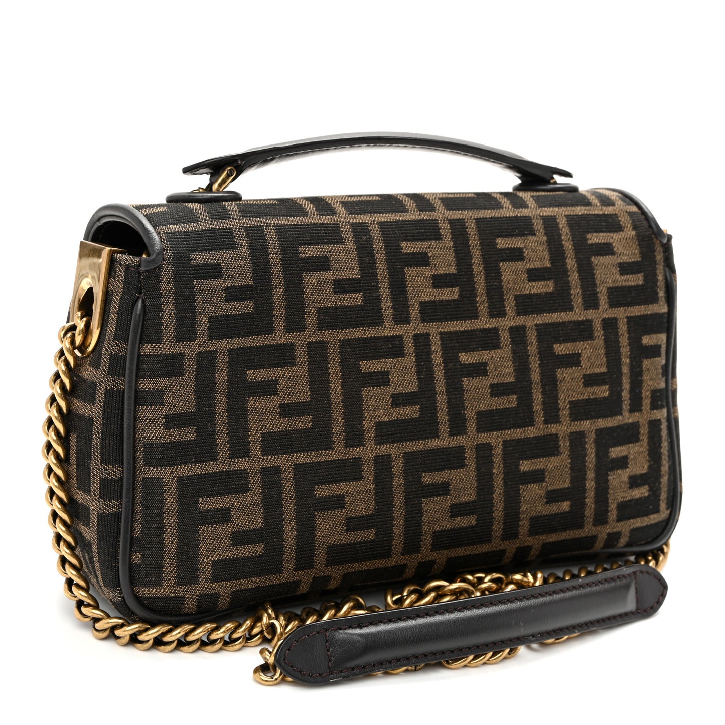 Fabric Jacquard FF 1974 Midi Chain Baguette Tobacco Moro