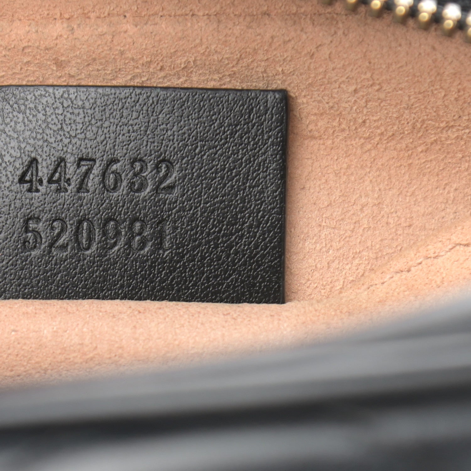 Gucci Calfskin Matelasse Small GG Marmont Chain Shoulder Bag Black 7 of 16