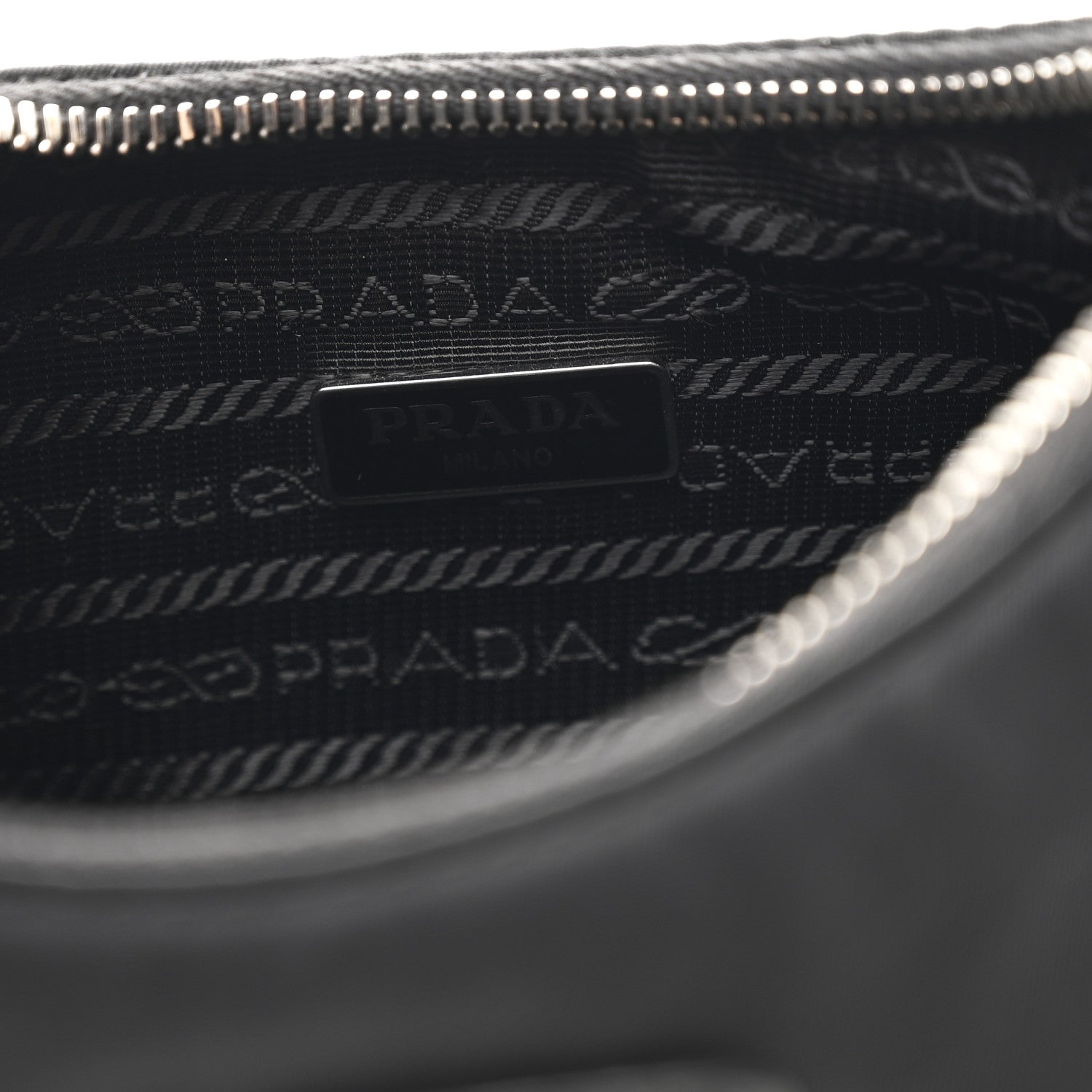 Prada Nylon Re-Edition 2005 Shoulder Bag Black 6 of 10