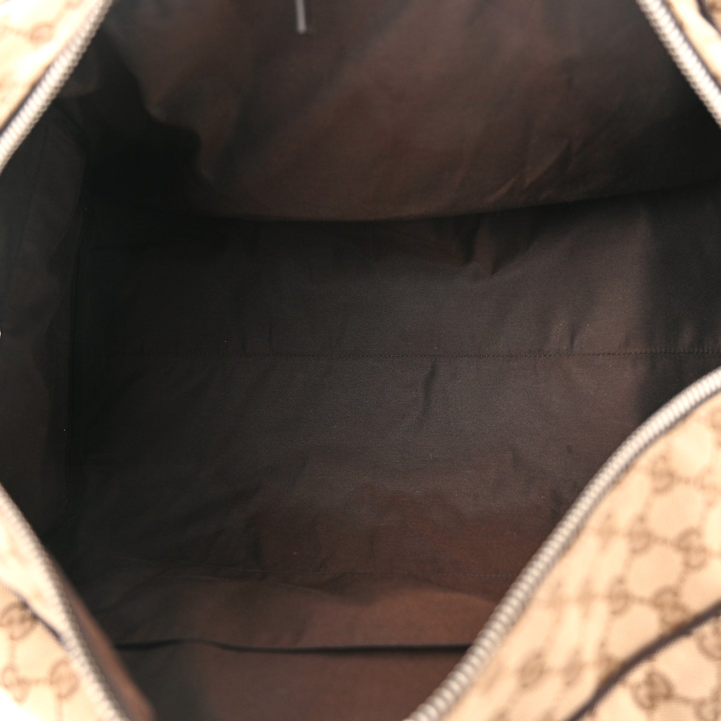 Monogram Dollar Calfskin Large Boston Duffle Bag Beige Ebony Testa di Moro Marrone Scuro