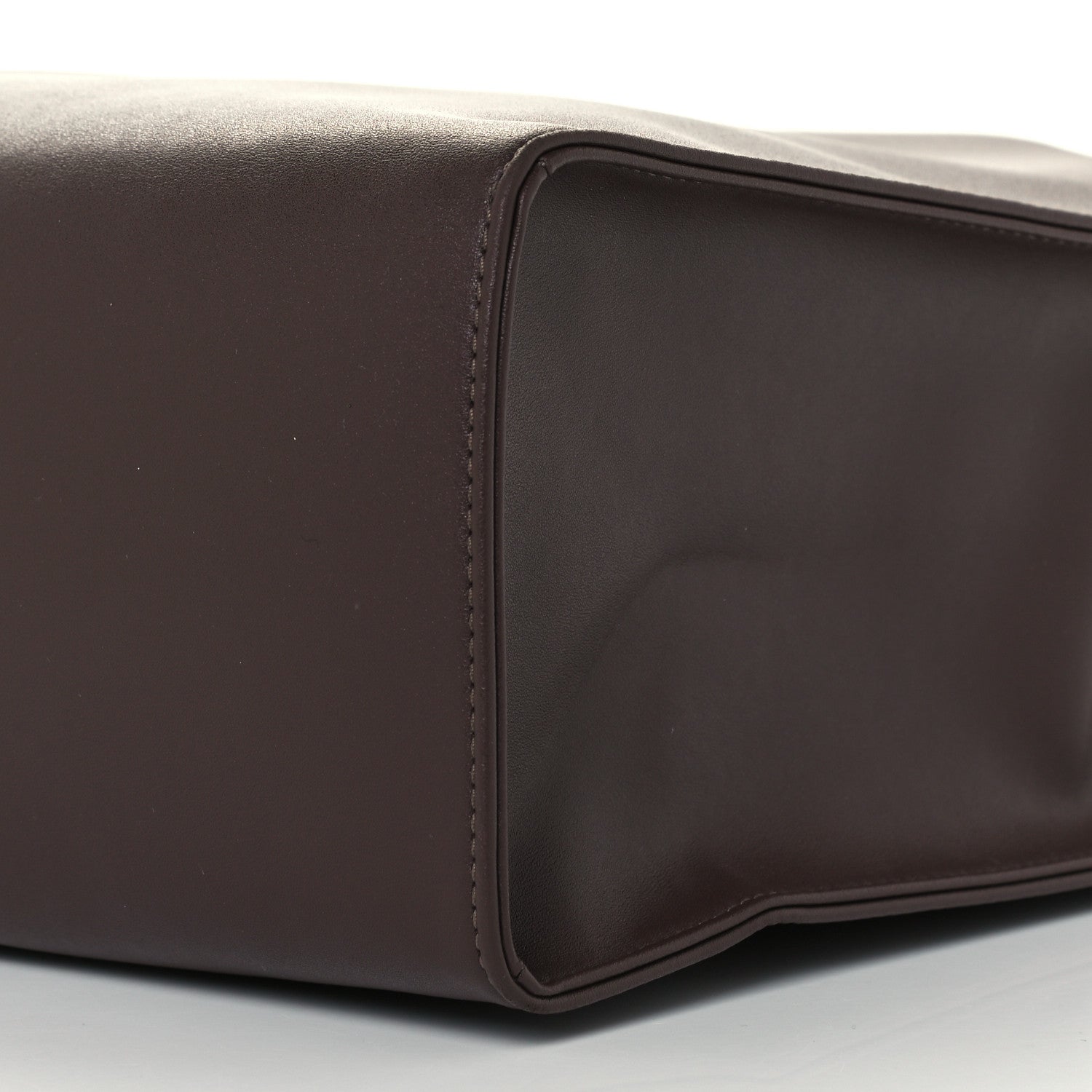 Telfar Vegan Leather Medium Shopping Bag Chocolate 11 of 11