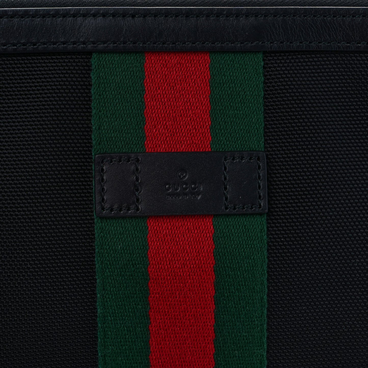 Techno Canvas Web Messenger Bag Black