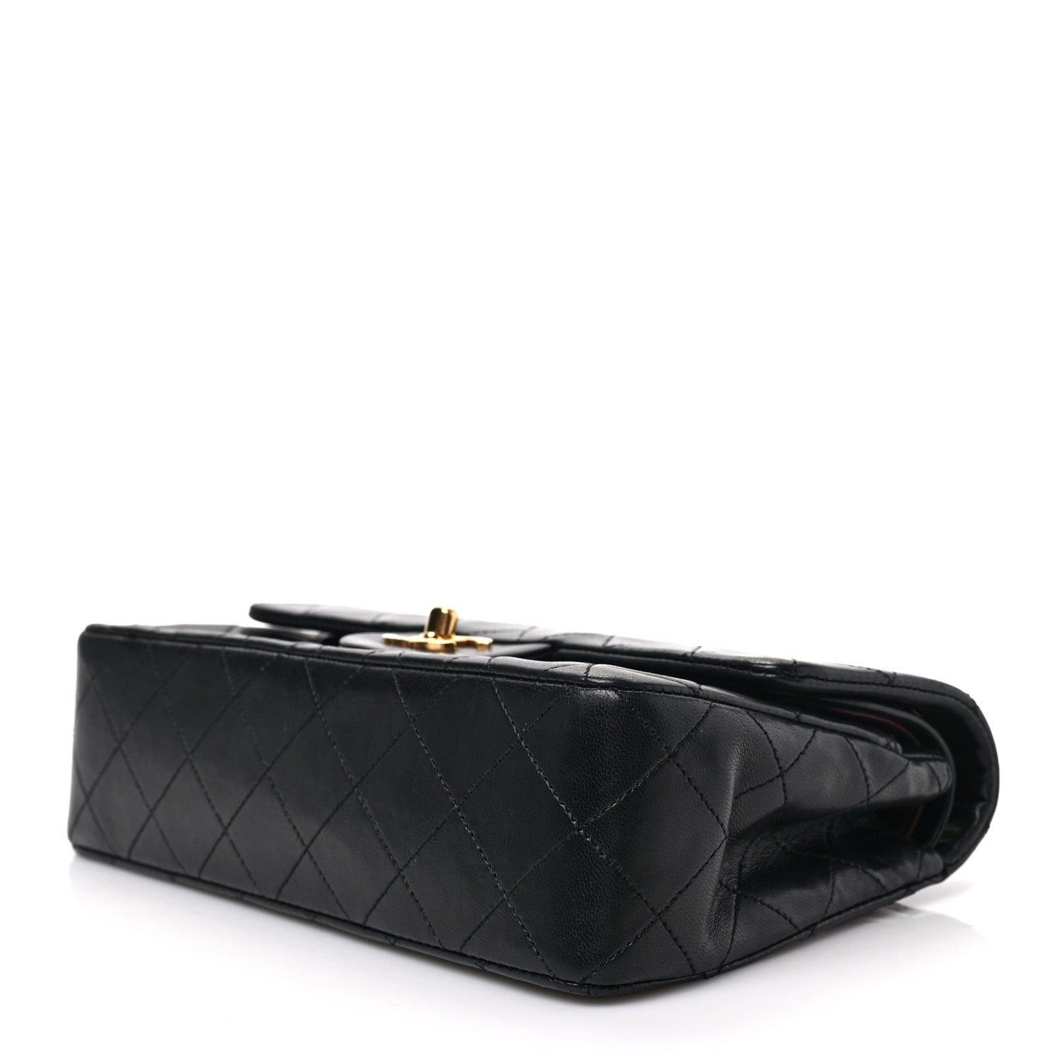 Chanel Lambskin Quilted Small Double Flap Black 8 of 8