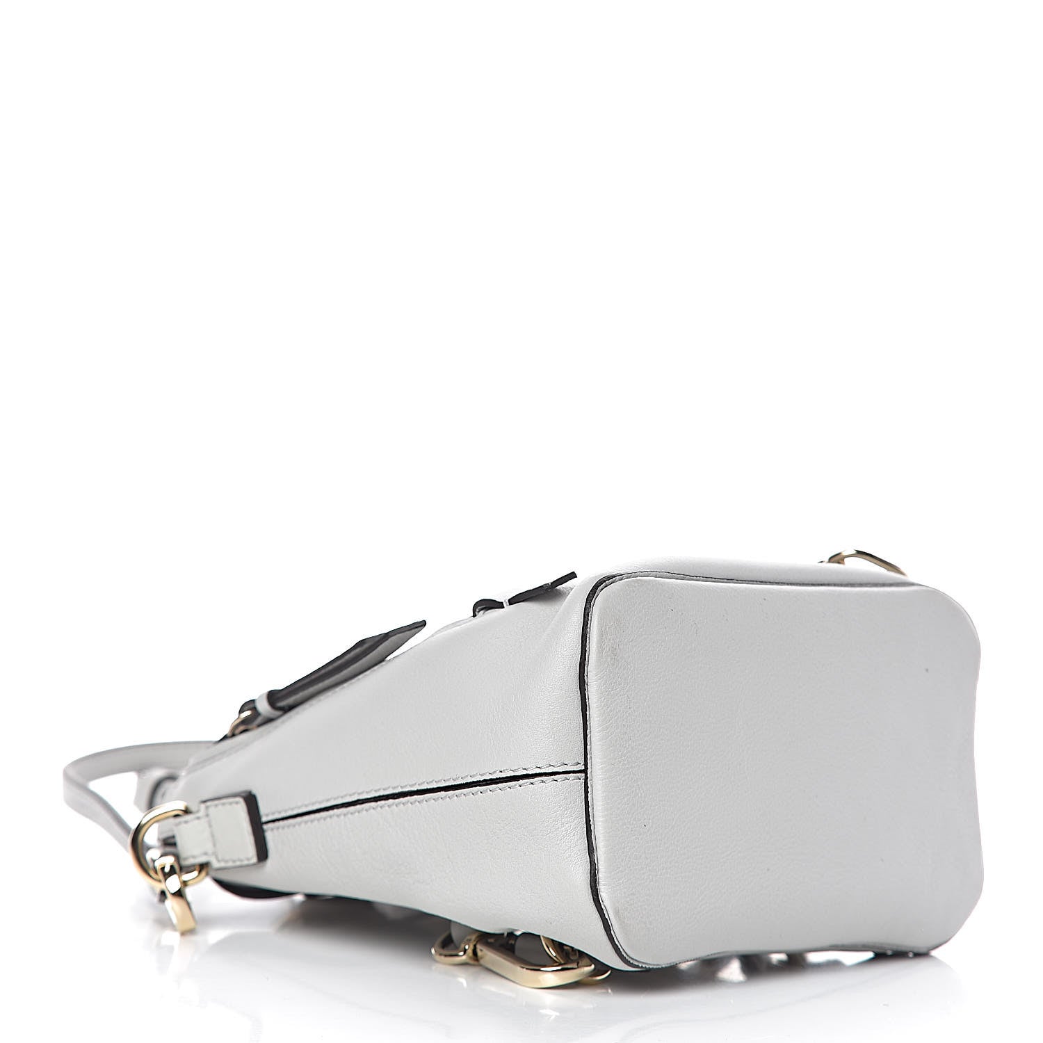 Chloe Suede Calfskin Mini Faye Backpack Airy Grey 4 of 10
