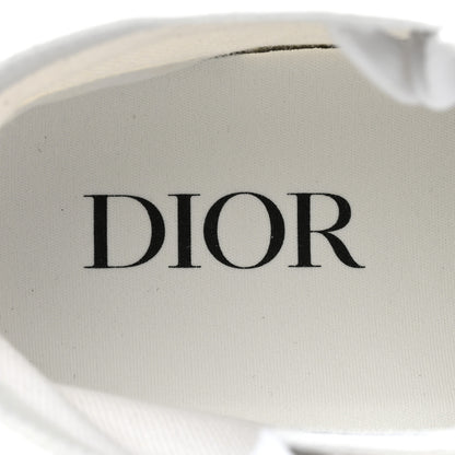 Christian Dior Canvas Womens B23 High Top Sneakers 37 White 7 of 9