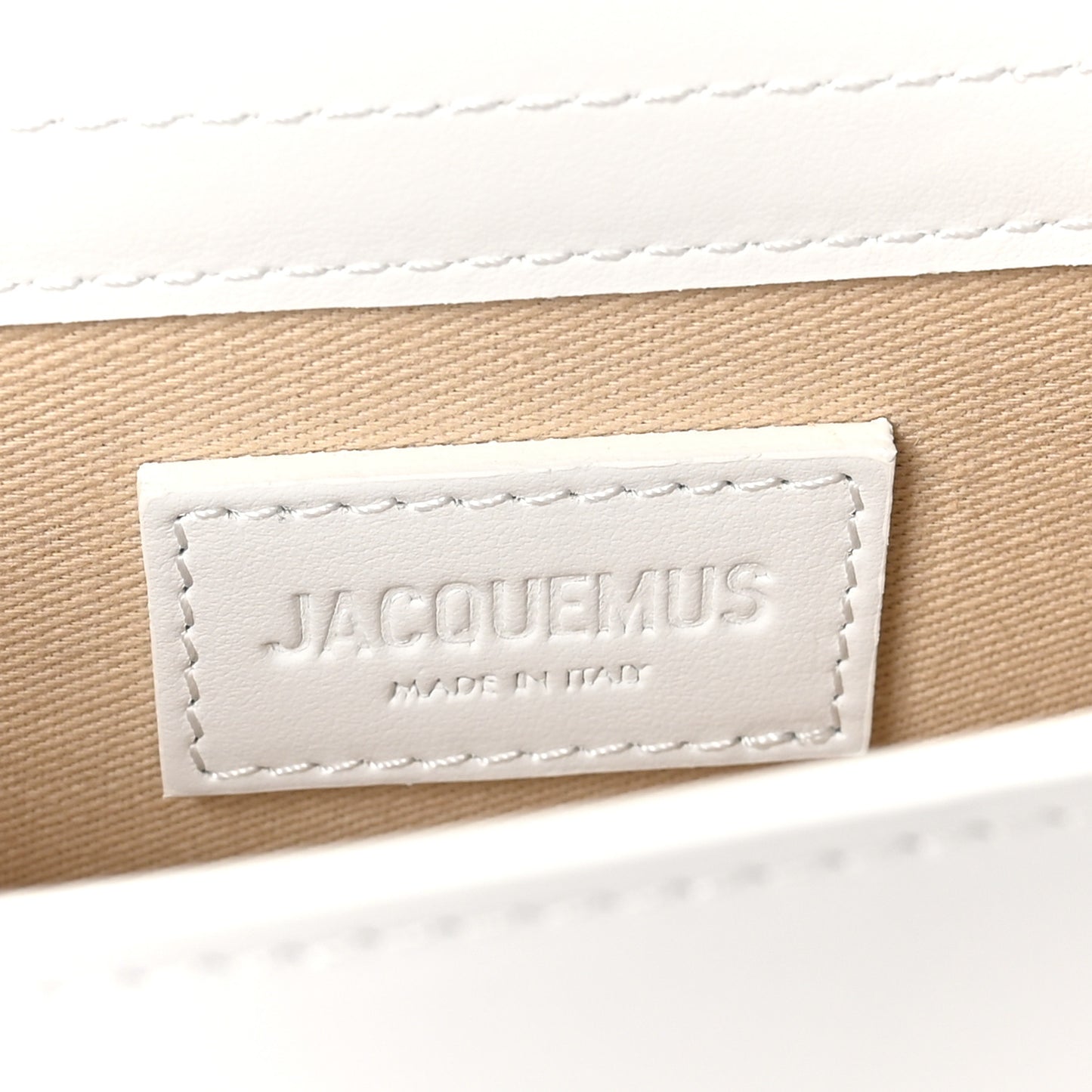 Smooth Calfskin Le Bambino White