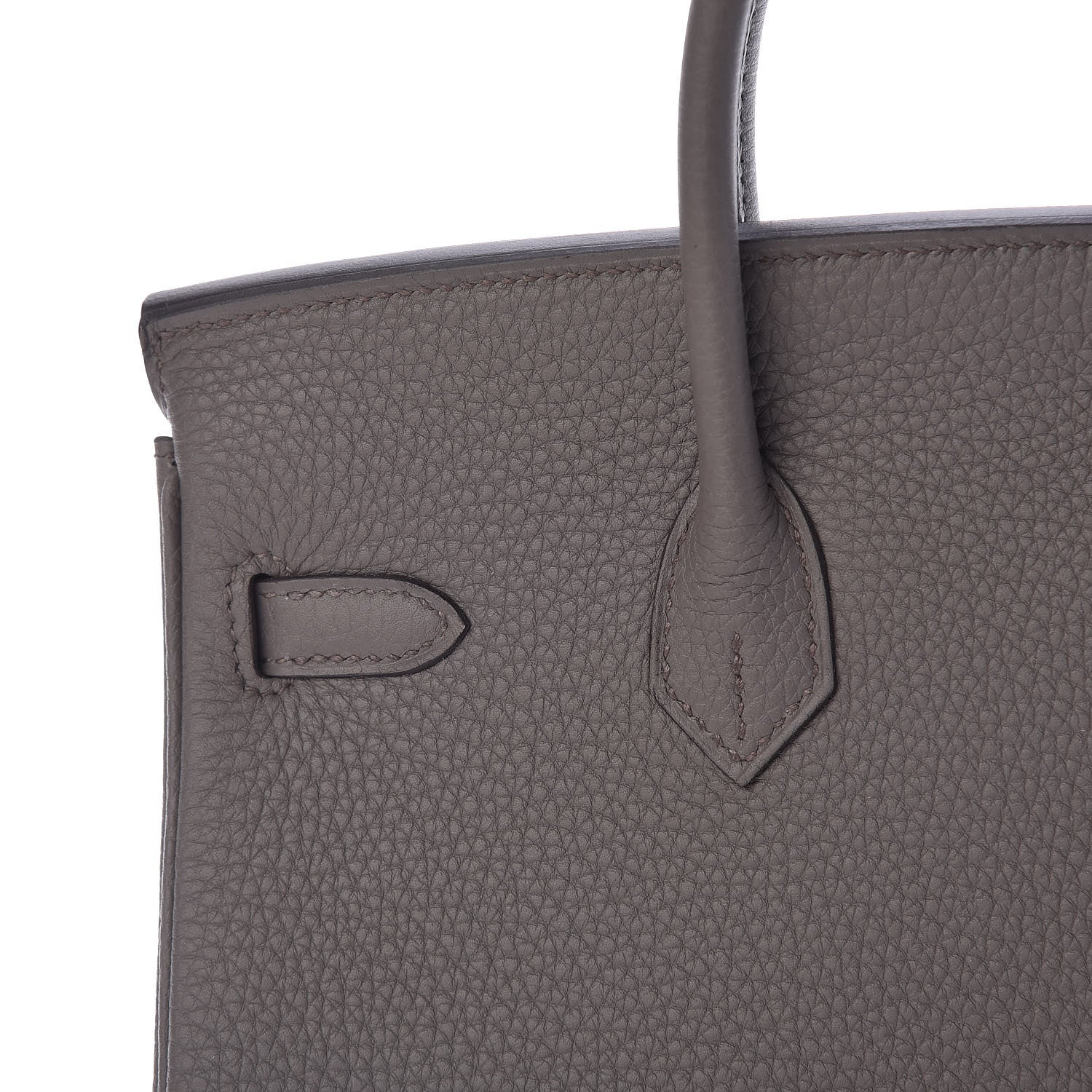 Hermes Togo Birkin 25 Etain 15 of 34