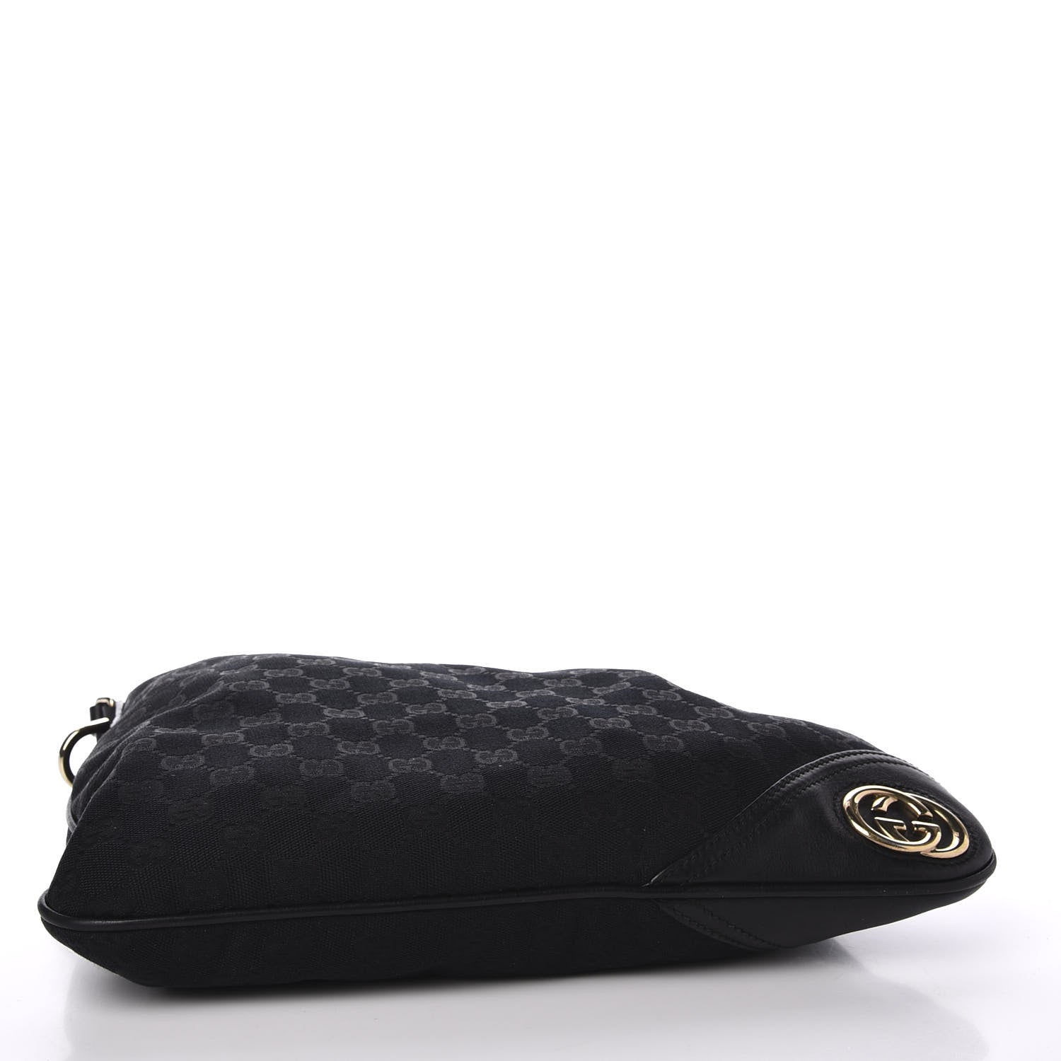 Gucci Monogram Medium New Britt Hobo Black 3 of 13