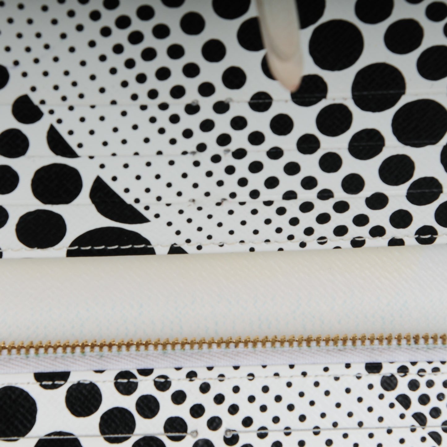 Monogram Kusama Waves Insolite Wallet White