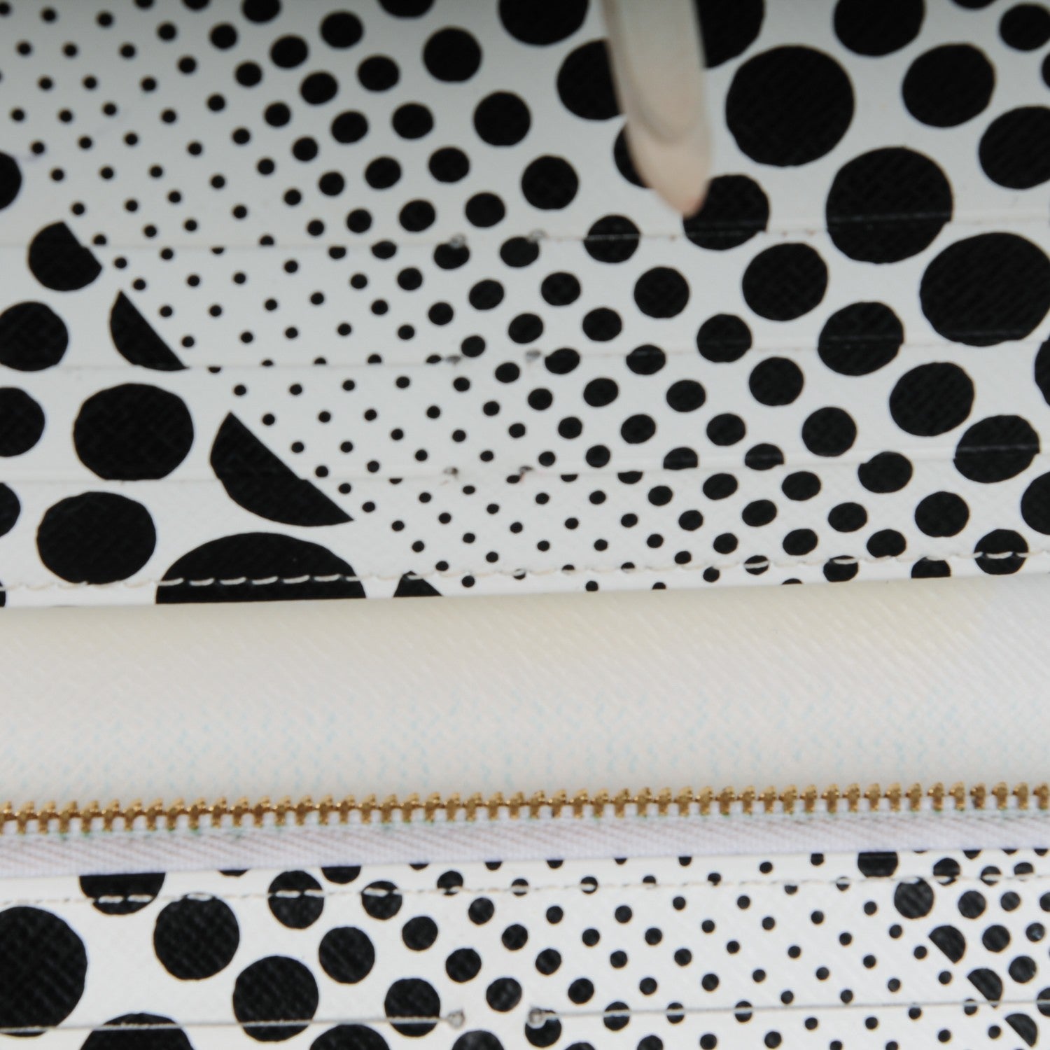Louis Vuitton Monogram Kusama Waves Insolite Wallet White 10 of 12