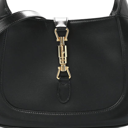Gucci Boarded Dyana Lux Calfskin Small Jackie 1961 Hobo Black 9 of 12