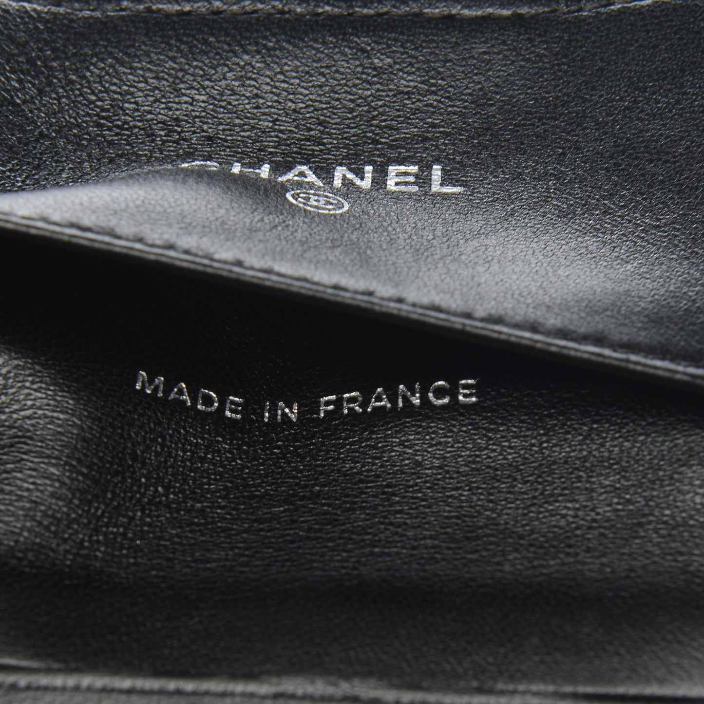 Lambskin Quilted Compact Flap Wallet Black