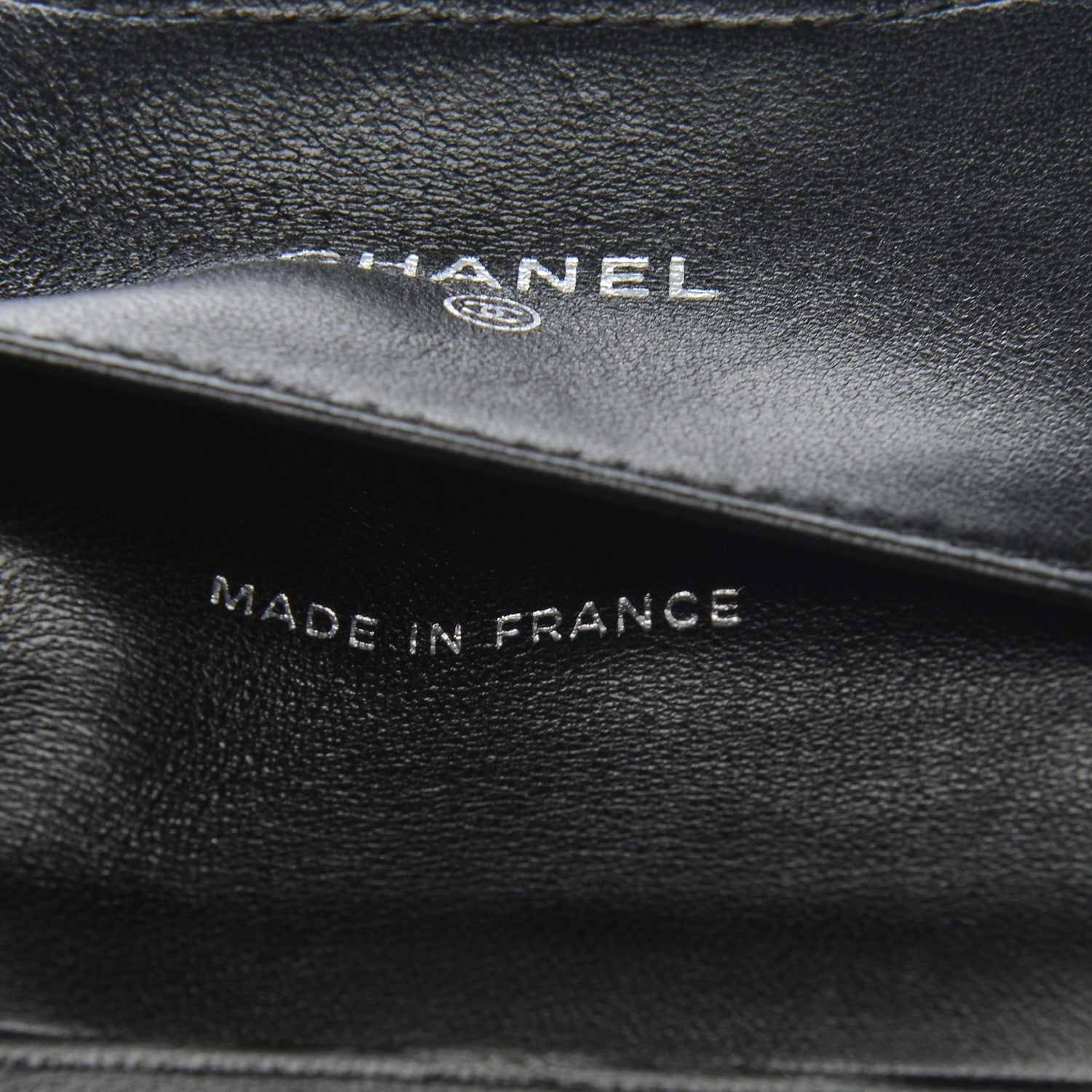 Chanel Lambskin Quilted Compact Flap Wallet Black 7 of 8