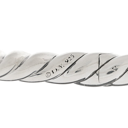 David Yurman Sterling Silver 5mm Sculpted Cable Bracelet 2 of 2