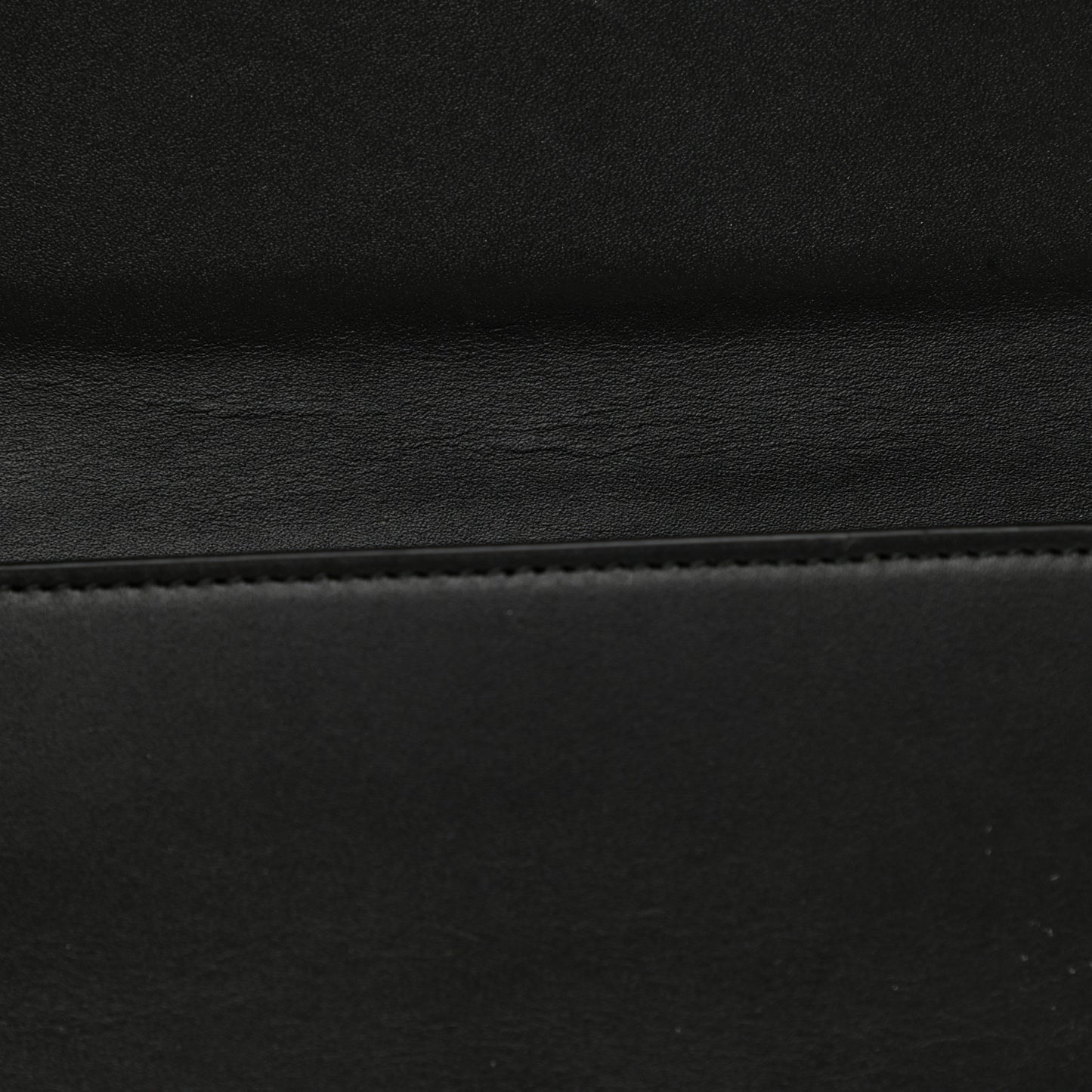 Calfskin Mini Peony Pearly Clutch Black