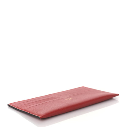 Louis Vuitton Calfskin Felicie Card Holder Insert Cherry 4 of 7