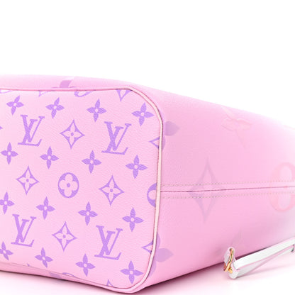 Louis Vuitton Monogram Giant Spring In The City Neverfull MM Sunrise Pastel 9 of 10