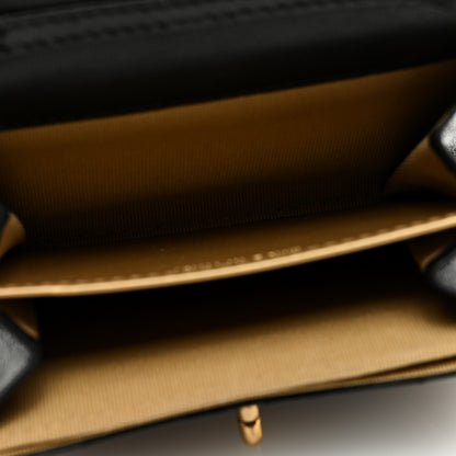 Chanel Lambskin Quilted Pearl Crush Card Holder With Chain Black 5 of 9