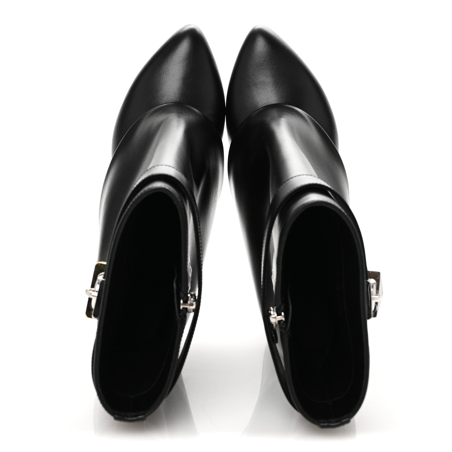 Givenchy Calfskin Shark Lock Ankle Boots 40 Black 2 of 12