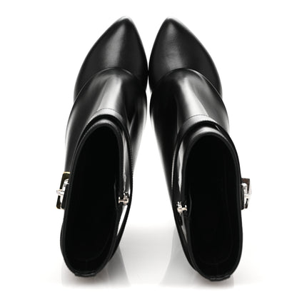 Givenchy Calfskin Shark Lock Ankle Boots 40 Black 2 of 12