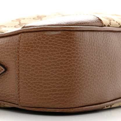 Gucci Monogram Mini Bree Messenger Bag Beige Tabacco 9 of 11