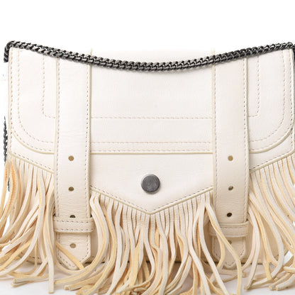 Proenza Schouler Lambskin Fringe PS1 Chain Wallet White 7 of 14