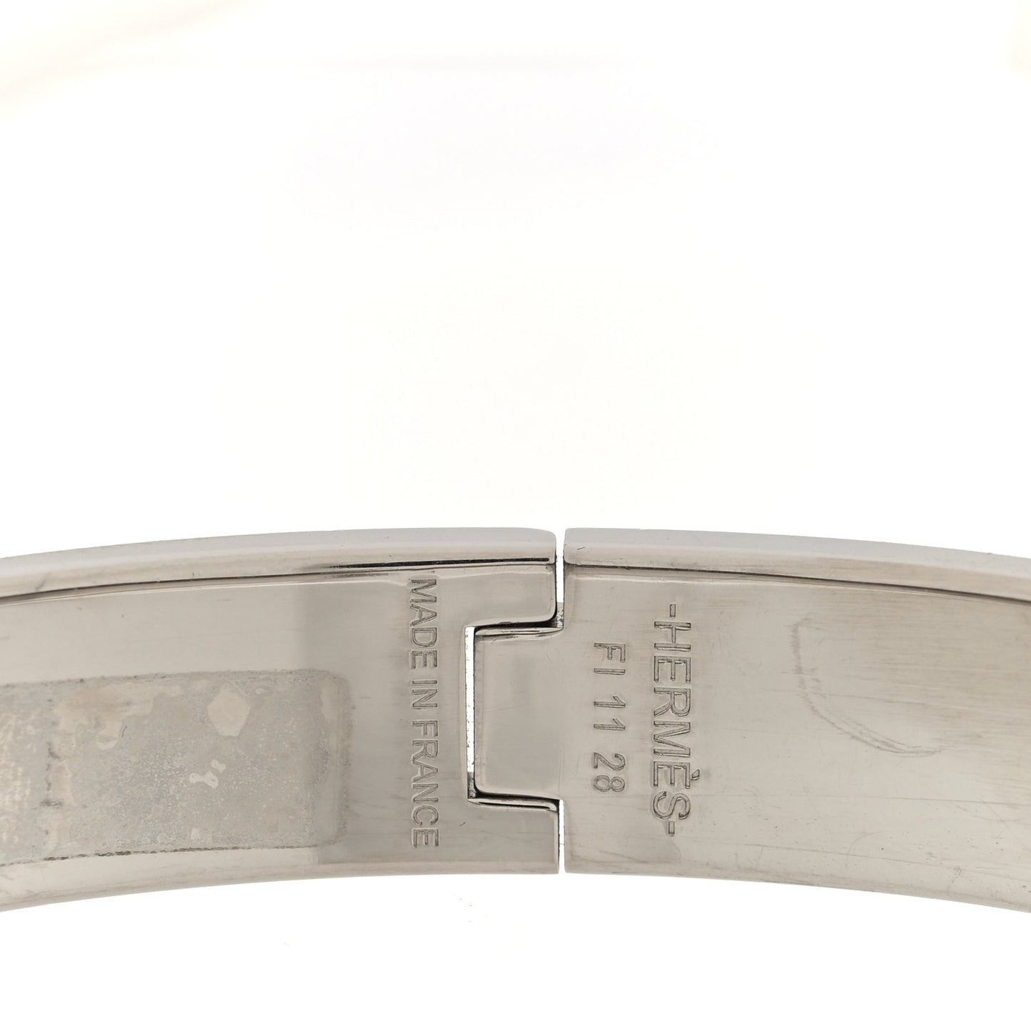 Enamel Narrow Clic Clac H Bracelet GM Bleu Indigo