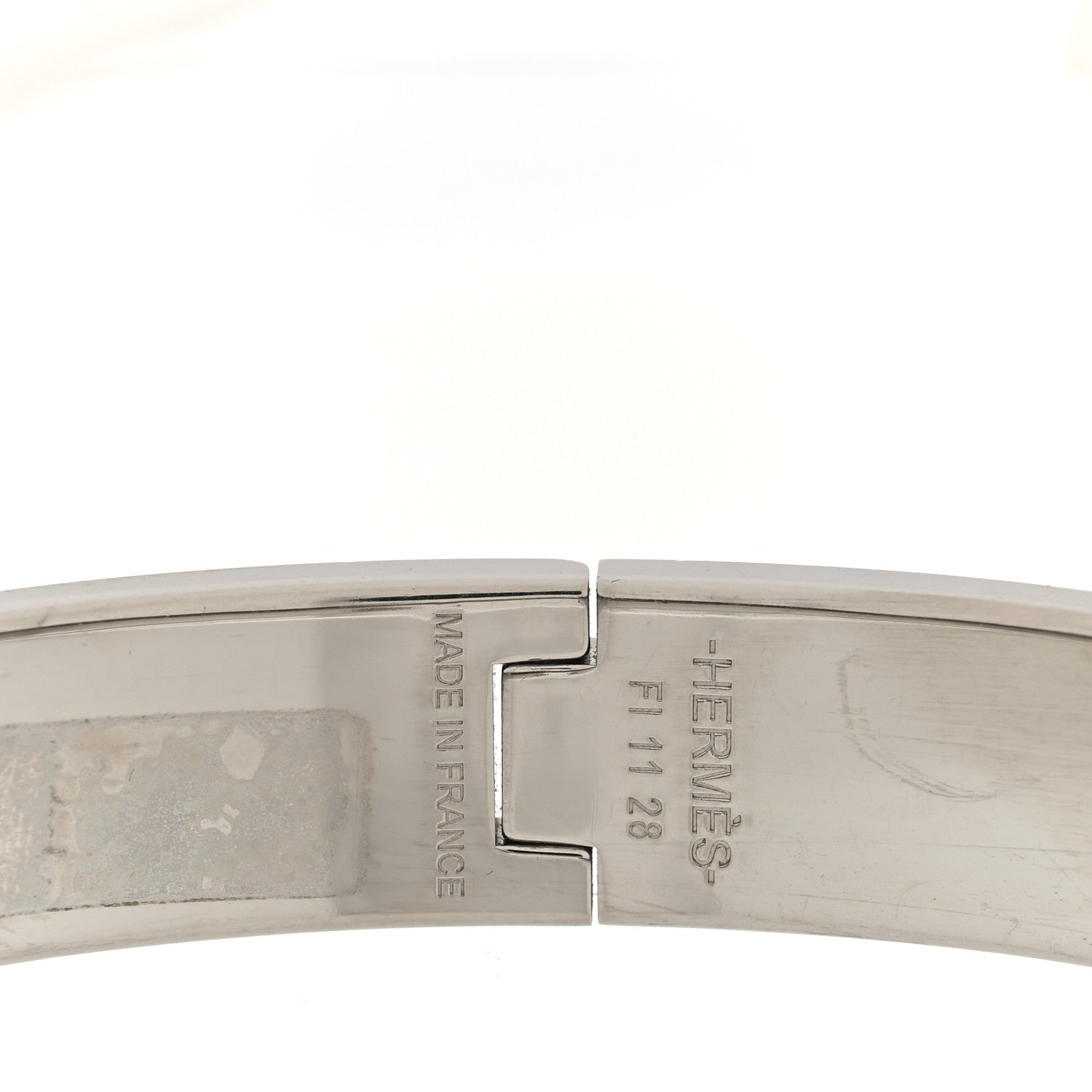 Hermes Enamel Narrow Clic Clac H Bracelet GM Bleu Indigo 4 of 4