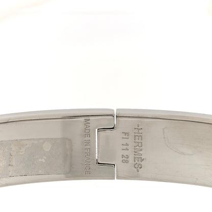 Hermes Enamel Narrow Clic Clac H Bracelet GM Bleu Indigo 4 of 4