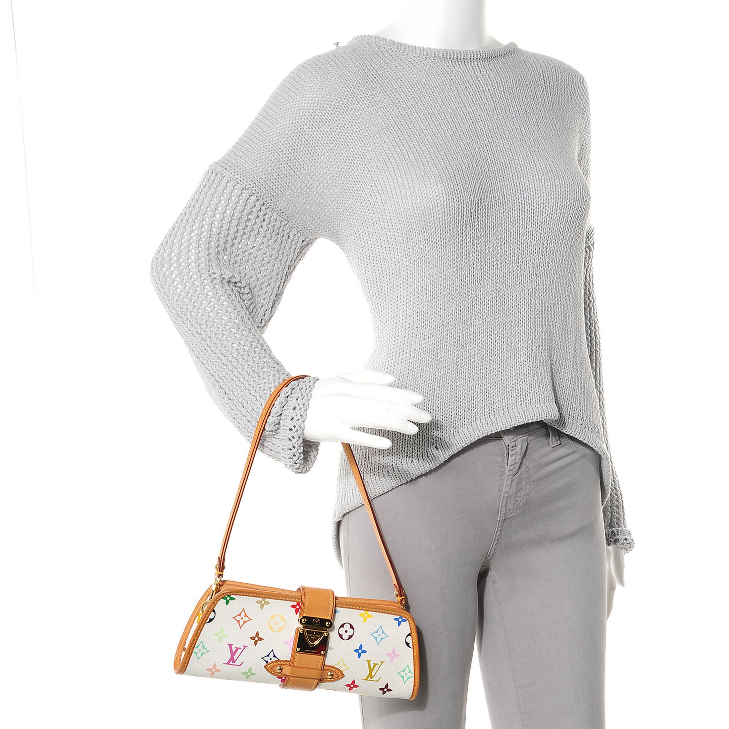 Monogram Multicolor Shirley White