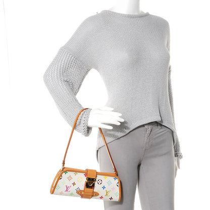 Louis Vuitton Monogram Multicolor Shirley White 2 of 7