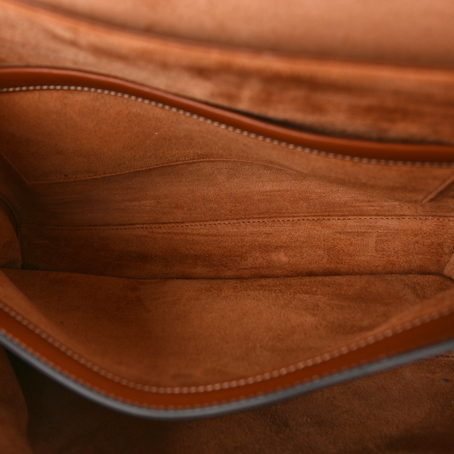 Celine Calfskin Medium Soft 16 Bag Tan 6 of 9