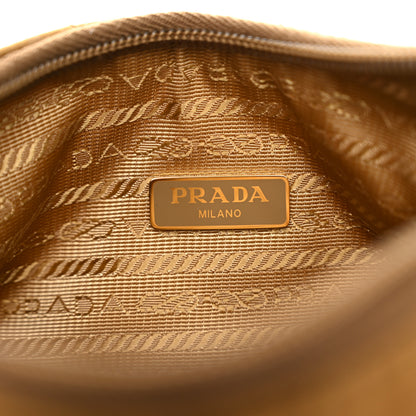Prada Tessuto Nylon Stitched Shoulder Bag Tobacco 6 of 11