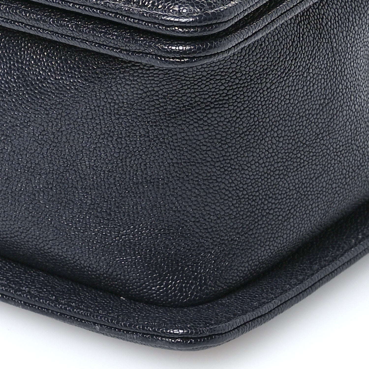 Chanel Caviar Quilted New Medium Boy Flap Navy 10 of 10