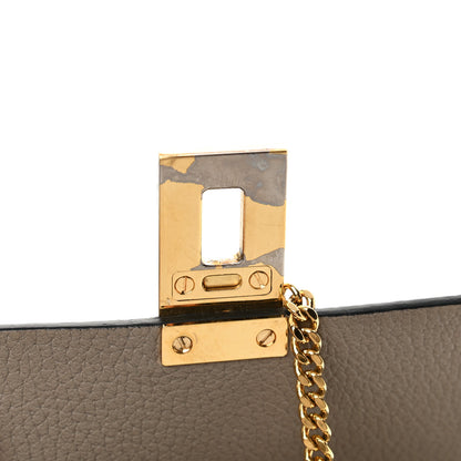Chloe Grained Lambskin Mini Drew Shoulder Bag Motty Grey 13 of 15