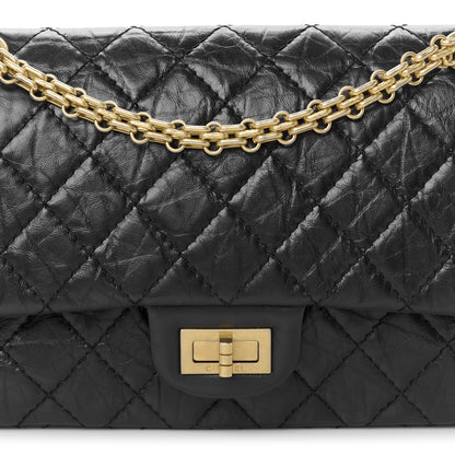 Chanel Aged Calfskin Quilted 2.55 Reissue 225 Flap Black 8 of 10