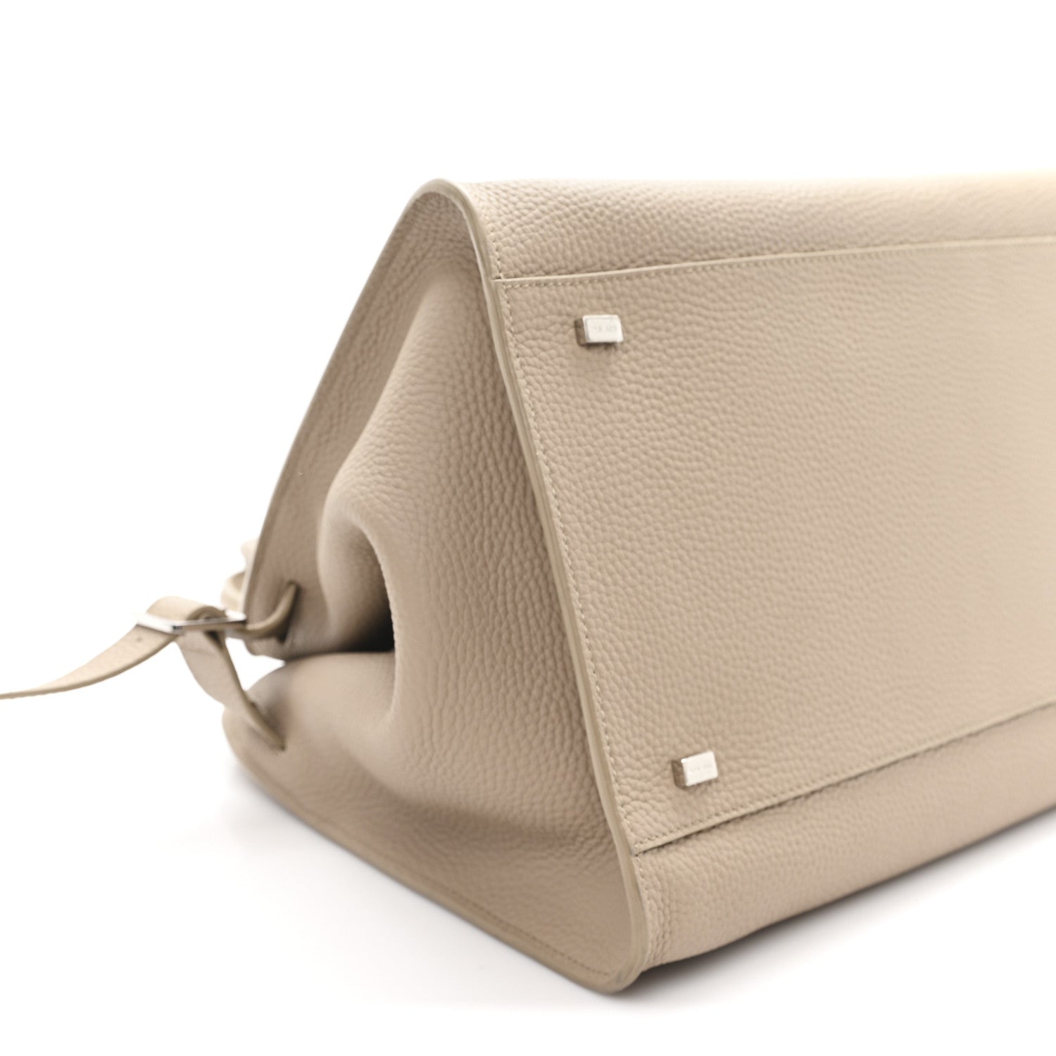 The Row Matte Grained Calfskin Soft Margaux 15 Dark Taupe Dark Taupe 7 of 8