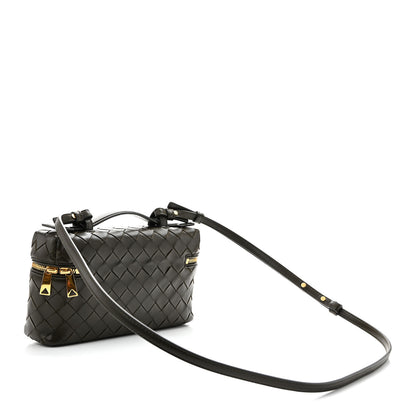 Bottega Veneta Calfskin Intrecciato Bang Bang Vanity Case Kaki 3 of 10