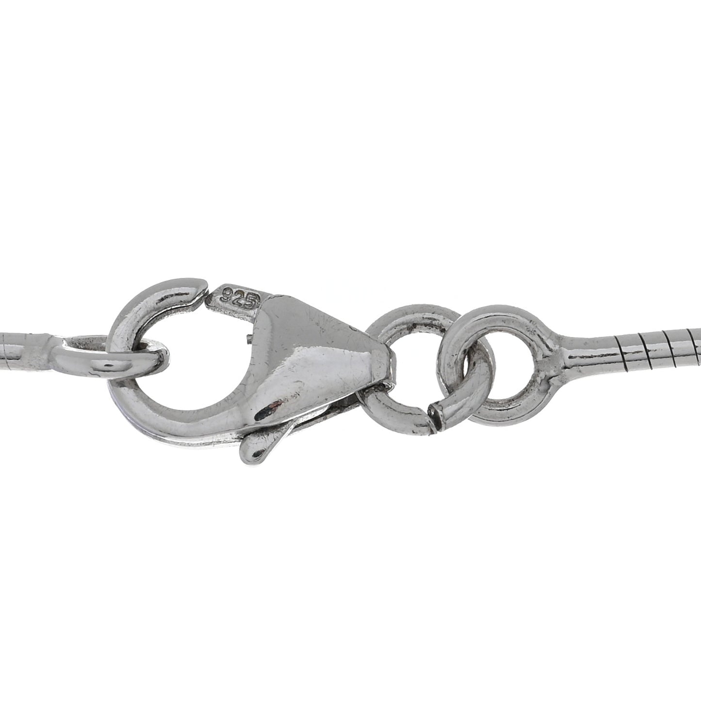 Lacquered Palladium Pop H Pendant Necklace White