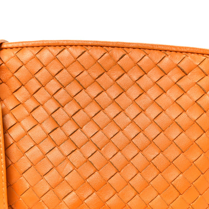 Bottega Veneta Nappa Intrecciato Nodini Crossbody Messenger Orange 9 of 11